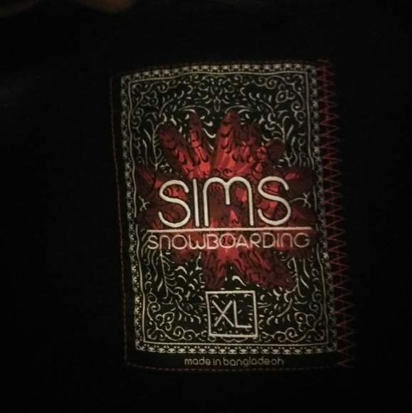 Sims Snowboarding jacket xl black zip up - Picture 3 of 6